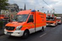 Mobiler Autokran umgestuerzt Bonn Hbf P318